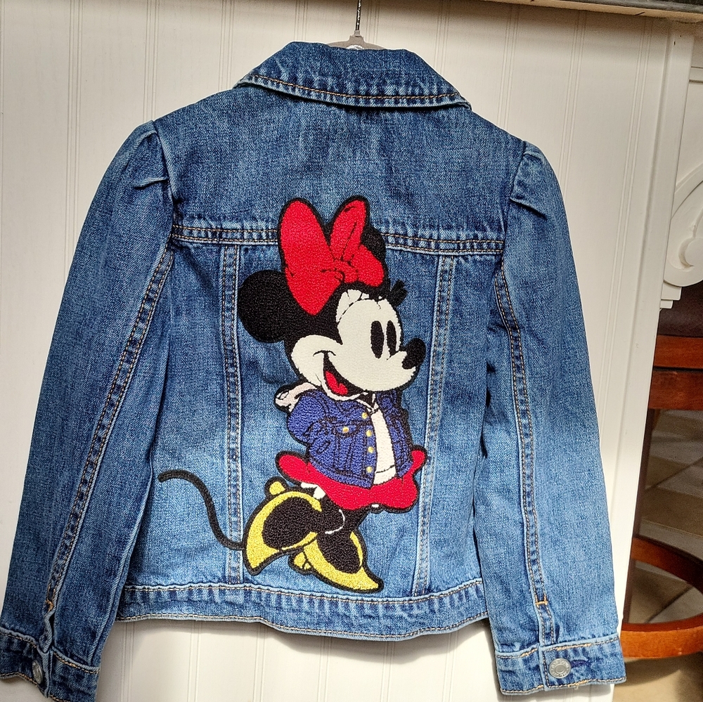 New Gap Minnie Mouse denim jacket size 5